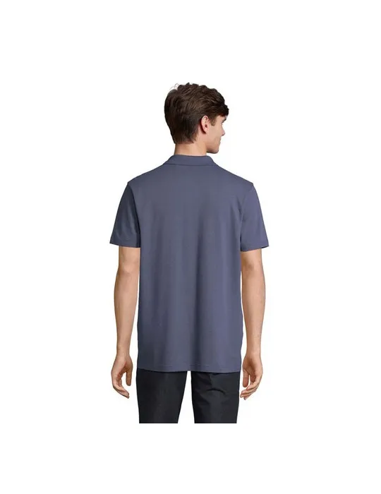 Polo unisexe personnalisé écologique PULSE objet promotionnel éco-responsable