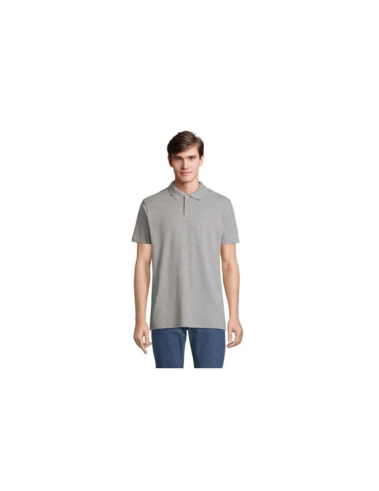 Polo unisexe personnalisé écologique PULSE impression logo haute qualité