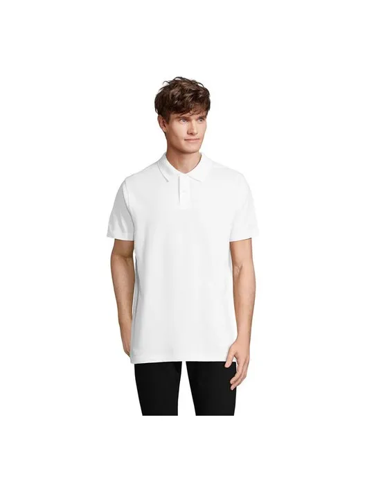 Polo unisexe personnalisé écologique PULSE impression haute définition