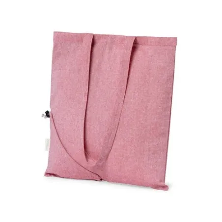 Sac Écologique Pliable Personnalisé en Coton Recyclé à Prix Abordable - Biyon Matières : papier Couleurs : blanc marquage couleu
