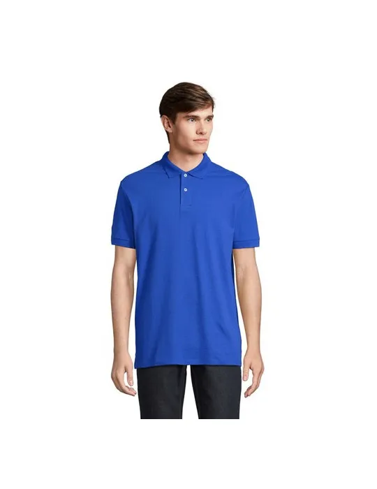 Polo homme personnalisé écologique Pacific Taille textile : L Couleurs : orange cadeau affaires élégant