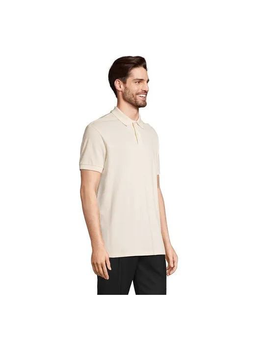 Polo homme personnalisé écologique Pacific Taille textile : M Couleurs : rouge cadeau client original