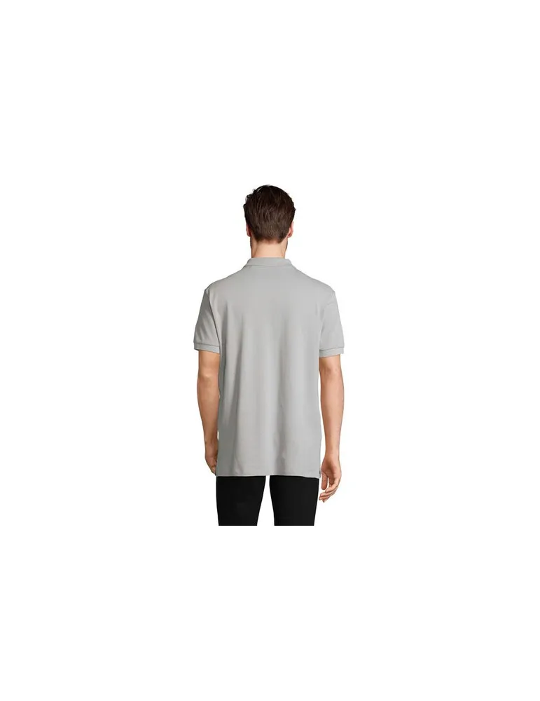 Polo homme personnalisé écologique Pacific Matières : silicone Couleurs : noir goodies entreprise design