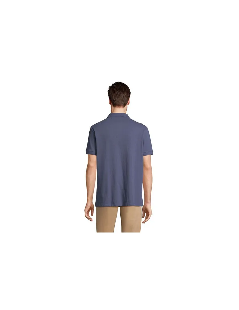 Polo homme personnalisé écologique Pacific Matières : LDPE Couleurs : noir Contenance : 750 ml accessoire événementiel unique