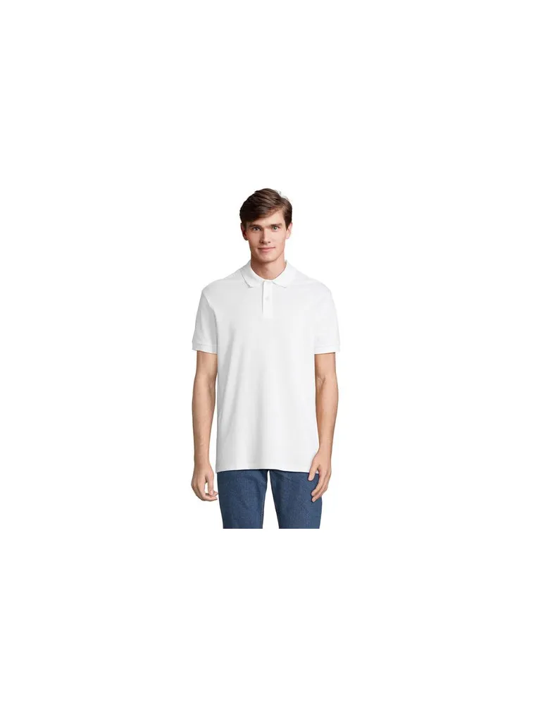 Polo homme personnalisé écologique Pacific Couleurs : vert clair Matières : polyester recyclé Contenance : 12 L personnalisable 