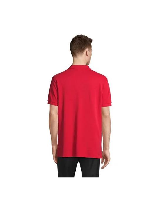 Polo homme personnalisé écologique Pacific Matières : bois Couleurs : blanc goodies entreprise design