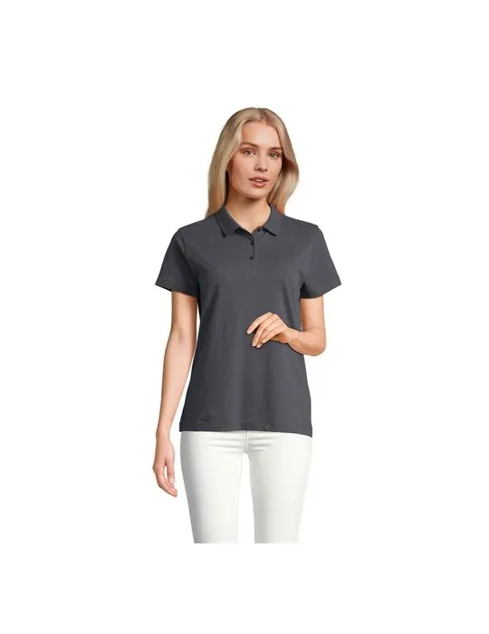 Polo personnalisé pour femme - Pulse goodies personnalisé en stock