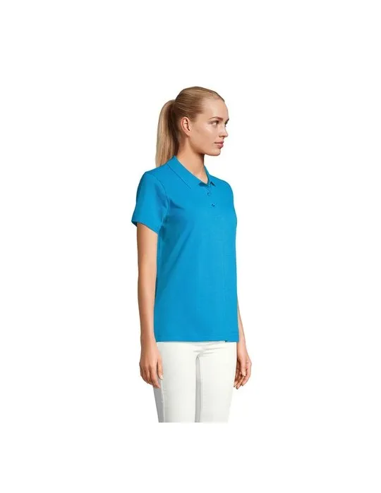 Polo personnalisé pour femme - Pulse marquage couleur éclatante