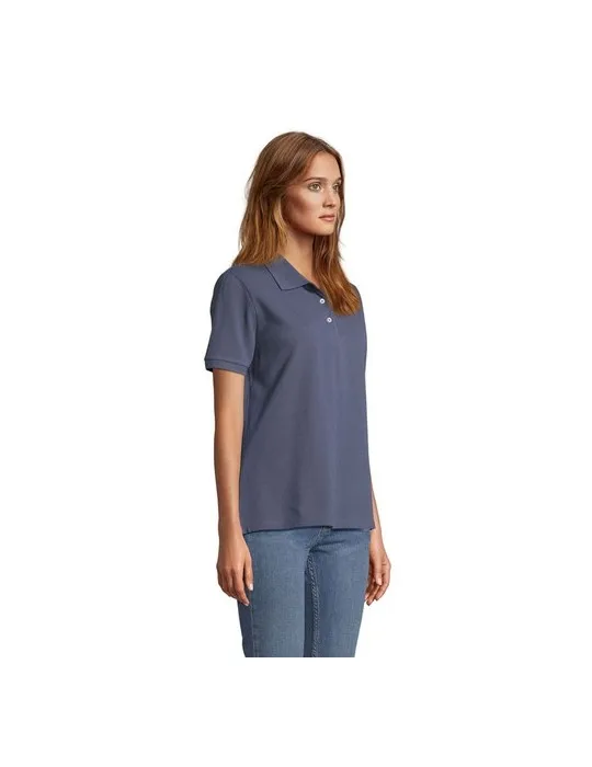 Polo personnalisé pour femme Pacific marquage couleur éclatante