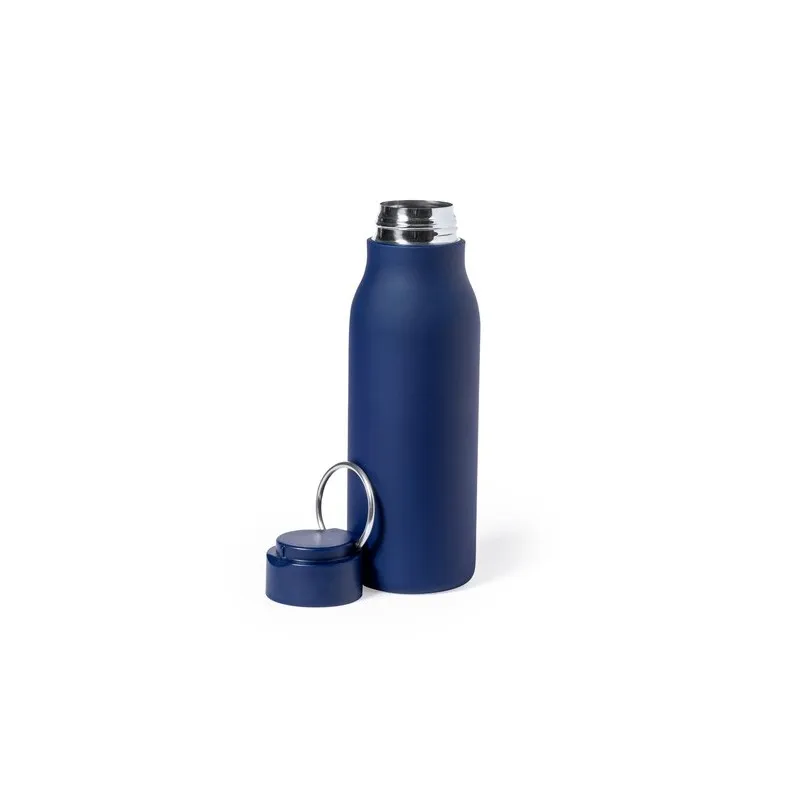 Gourde Personnalisée 600ml Écologique Bidon Bucky Matières : PVC Couleurs : bleu cadeau collaborateur premium