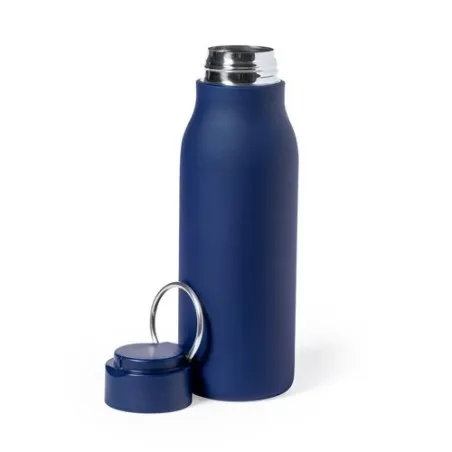 Gourde Personnalisée 600ml Écologique Bidon Bucky Matières : PVC Couleurs : bleu cadeau collaborateur premium