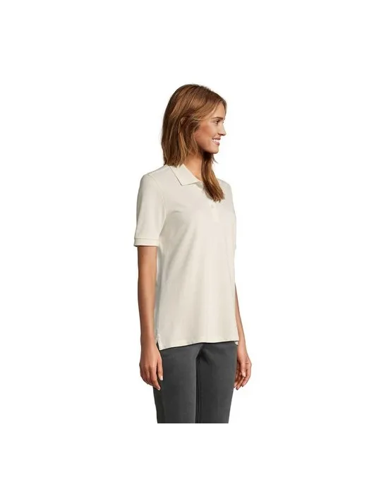 Polo personnalisé pour femme Pacific marquage laser ultra précis