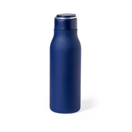 Gourde Personnalisée 600ml Écologique Bidon Bucky Matières : PVC Couleurs : bleu objet promotionnel éco-responsable