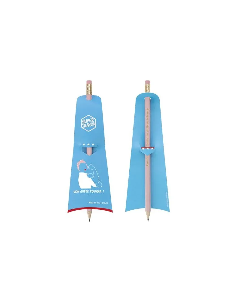 SUPER CRAYON-SUPWOMAN goodies publicitaire événementiel