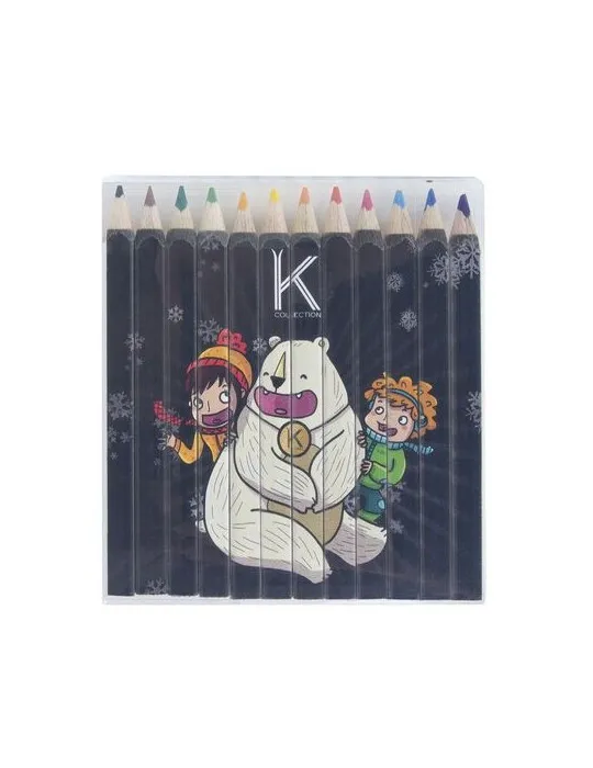 SET QUADRI 12 COUL 8,7 cm objet promotionnel éco-responsable