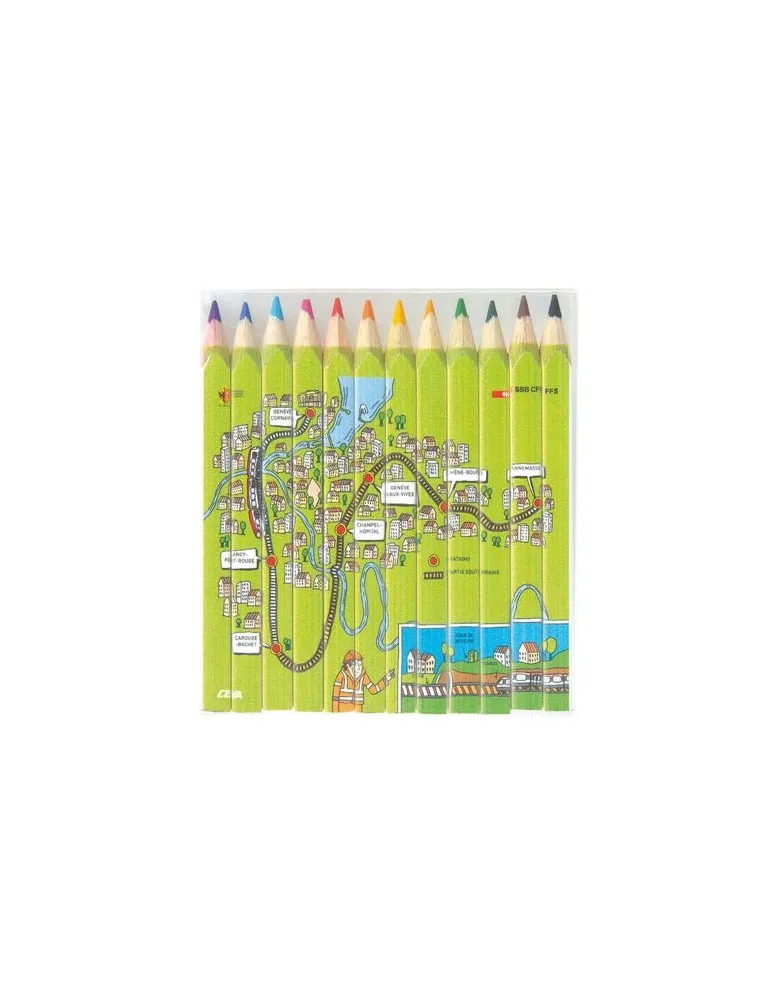 SET QUADRI 12 COUL 8,7 cm accessoire événementiel unique