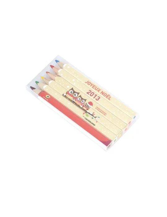 SET QUADRI 6 COUL 8,7 cm goodies publicitaire événementiel