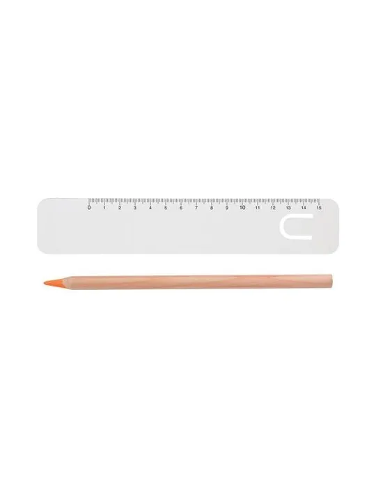 KIT BUREAU FLUO ORANGE 17,6 cm