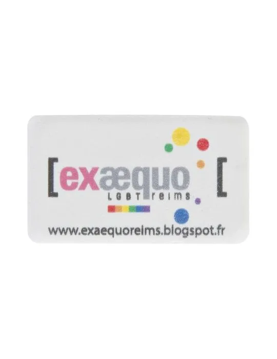 GOMME RECTANGULAIRE PM