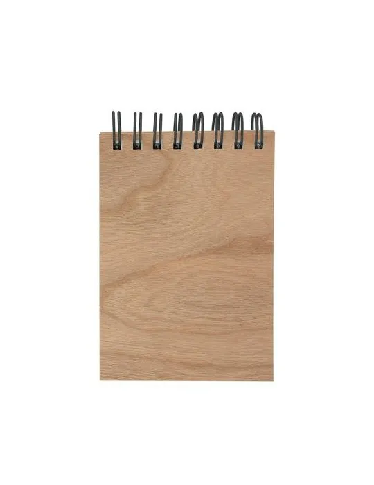 Carnet A7 papier laser bois