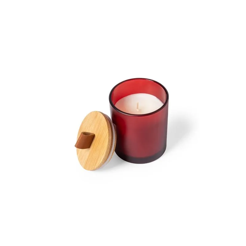 Bougie Aromatique Personnalisée Écologique pas cher - Lonka Matières : Polycarbonate (PC) Couleurs : violet impression logo haut