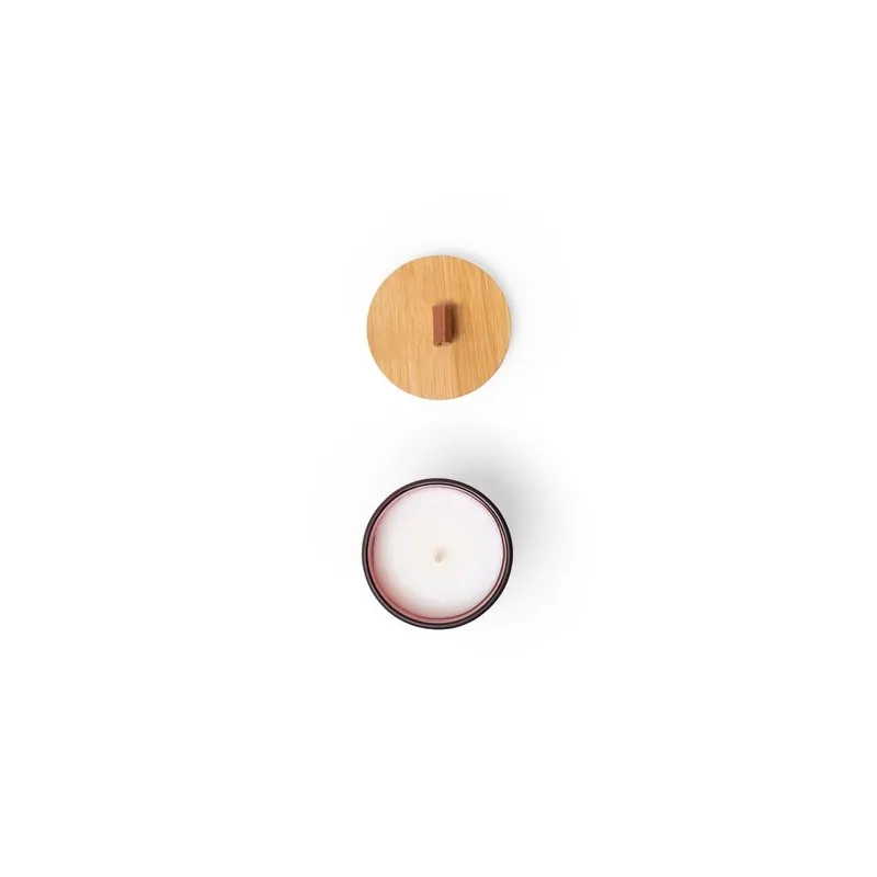 Bougie Aromatique Personnalisée Écologique pas cher - Lonka Matières : Polycarbonate (PC) Couleurs : violet cadeau affaires élég