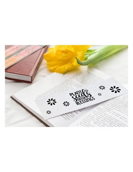 Seed Paper Bookmark marque page