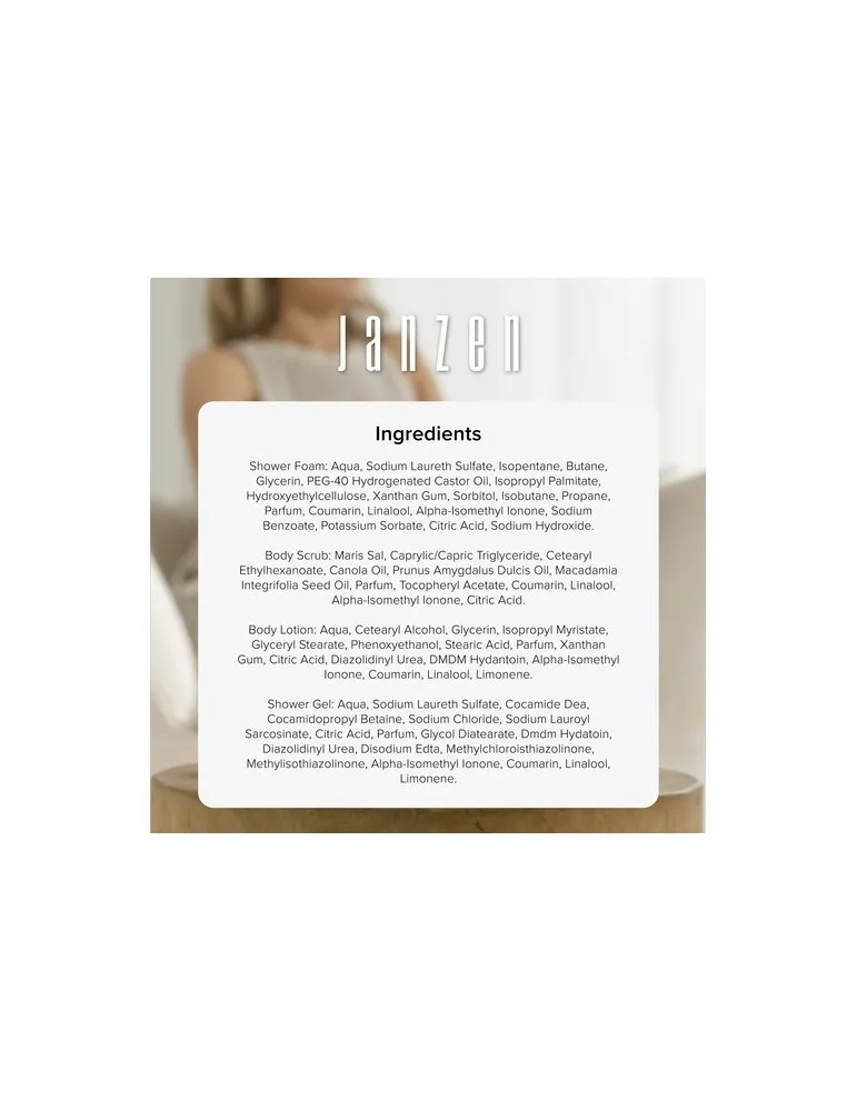 Janzen Gift Set S Body Black 22