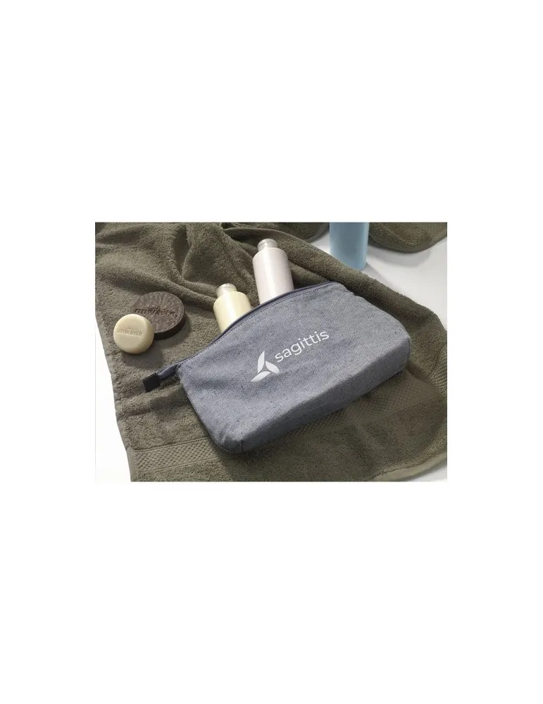 Wolkat Safi Recycled Textile Cosmetic Bag personnalisable avec votre logo
