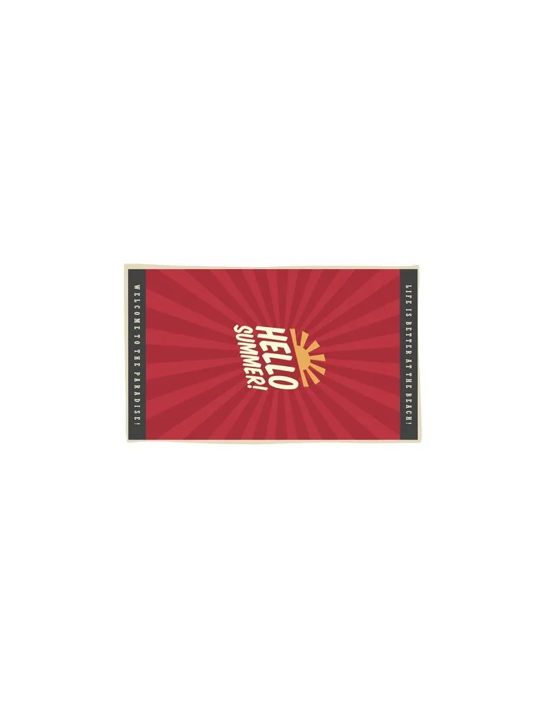 Printed BeachTowel 300 g/m² 100x180 serviette de plage