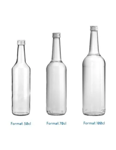 Bouteille en verre universelle 2