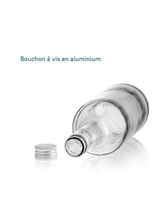 Bouteille en verre universelle