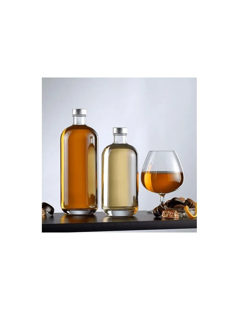 Bouteille en verre lourde