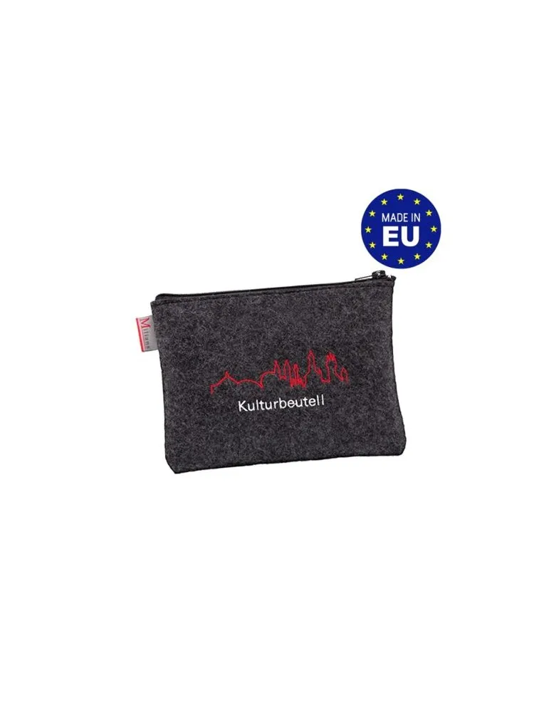 Trousse de voyage en feutrine