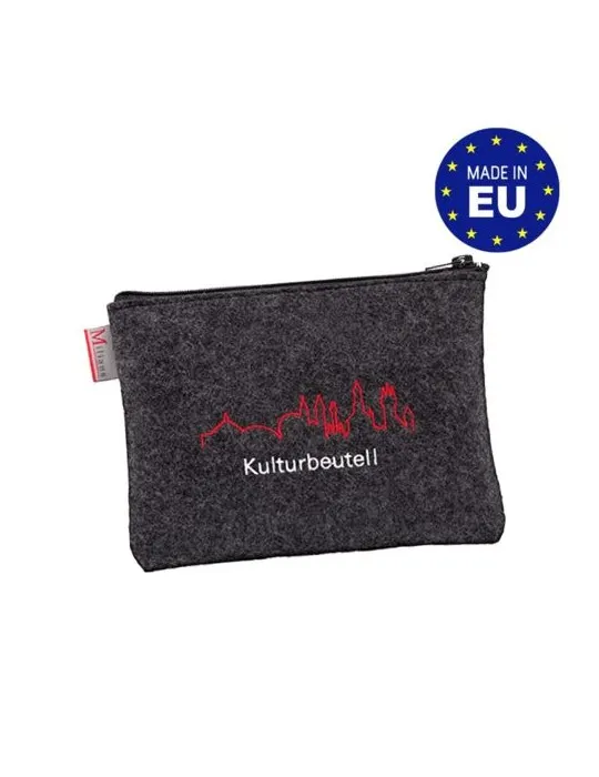 Trousse de voyage en feutrine