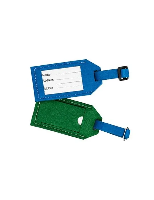 Porte-étiquette à bagage feutrine