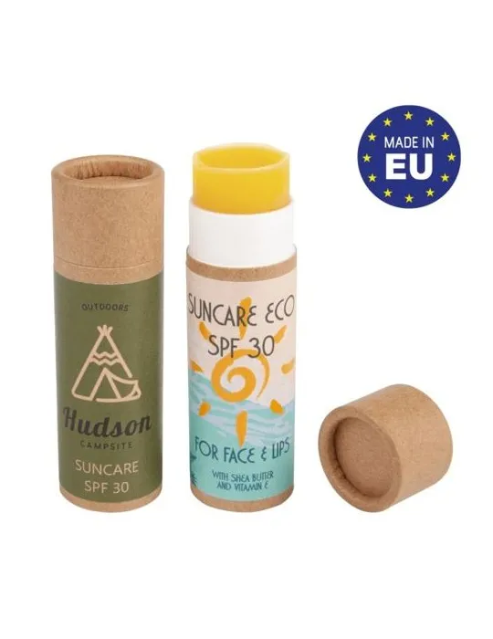 Stick solaire en carton - Crème solaire solide