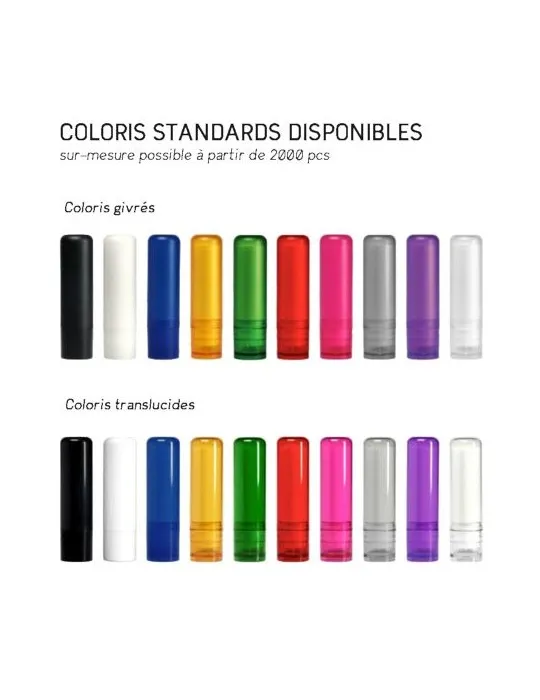 Stick vegan - Baume à lèvres naturel