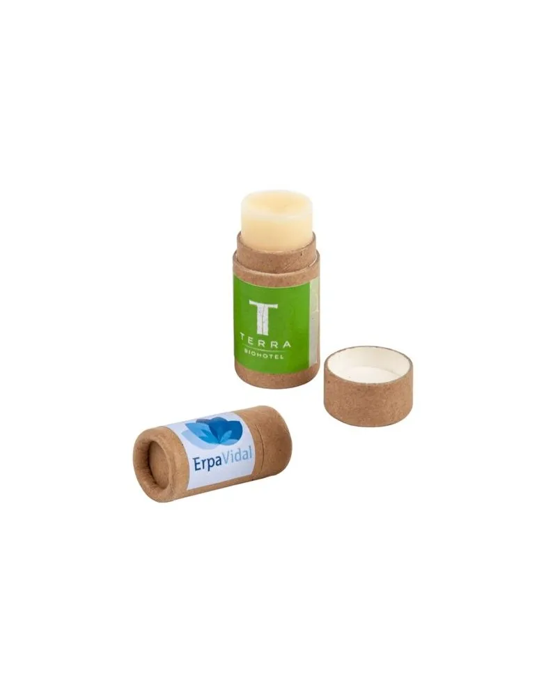 Mini stick à lèvres en carton personnalisable avec votre logo