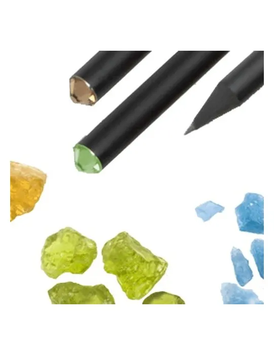 Crayon à papier cristal objet promo petit budget