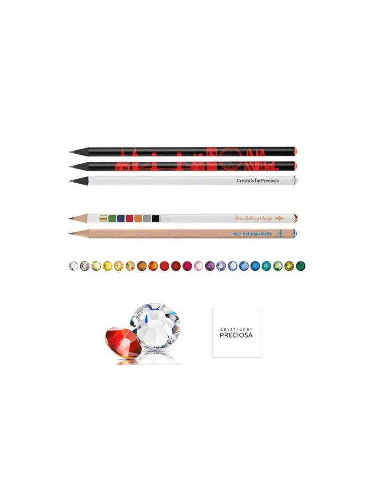 Crayon à papier cristal cadeau collaborateur premium