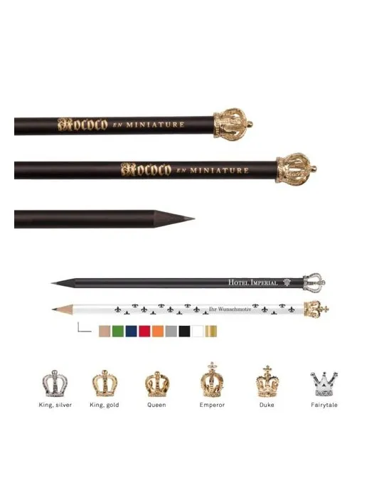 Crayon à papier couronne objet publicitaire robuste