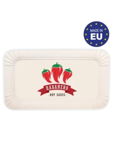 Assiette rectangulaire