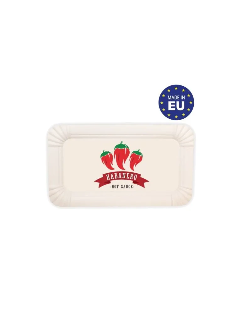 Assiette rectangulaire