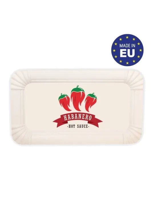 Assiette rectangulaire