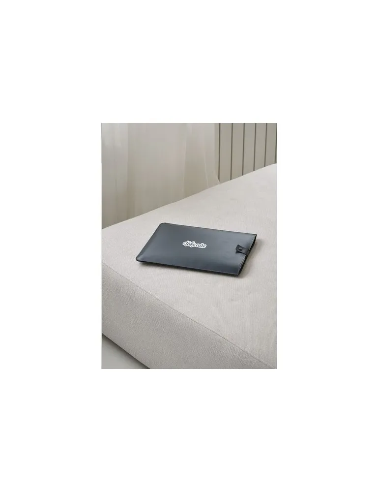 Recycled Leather Laptop Sleeve 16" impression logo haute qualité