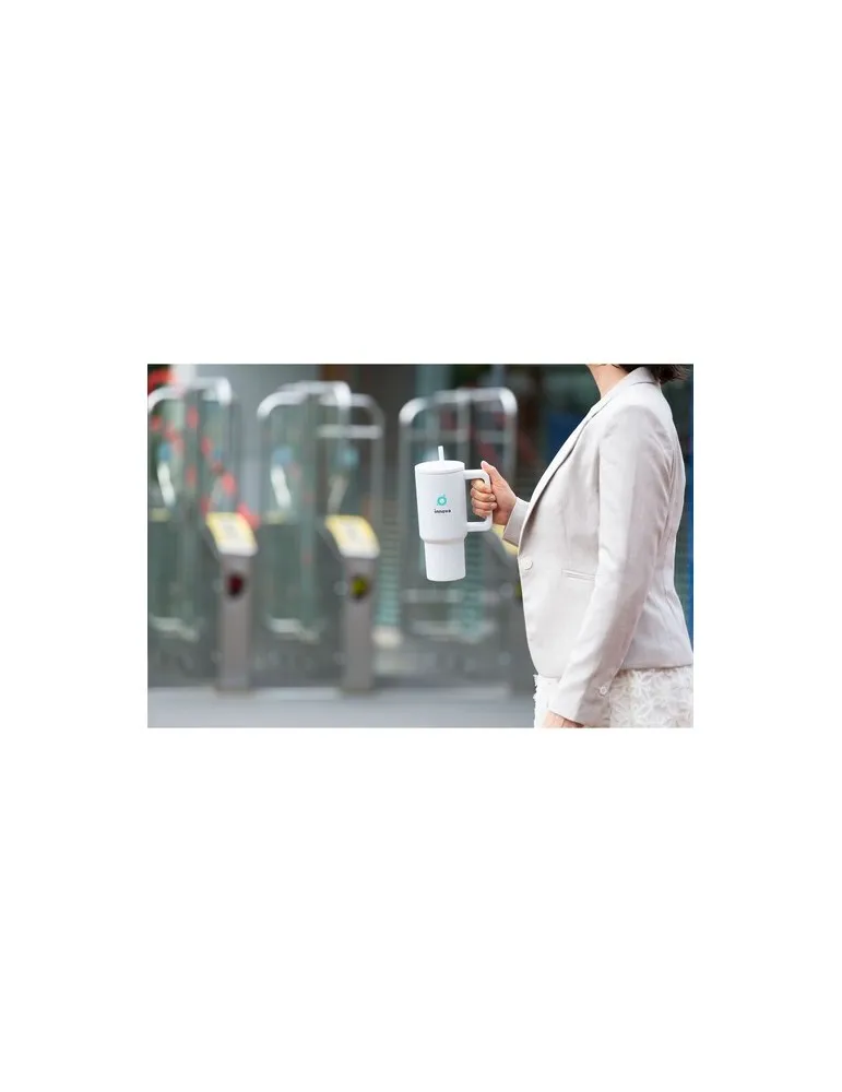 Rhino RCS Recycled Steel Cup 900 ml marquage couleur éclatante