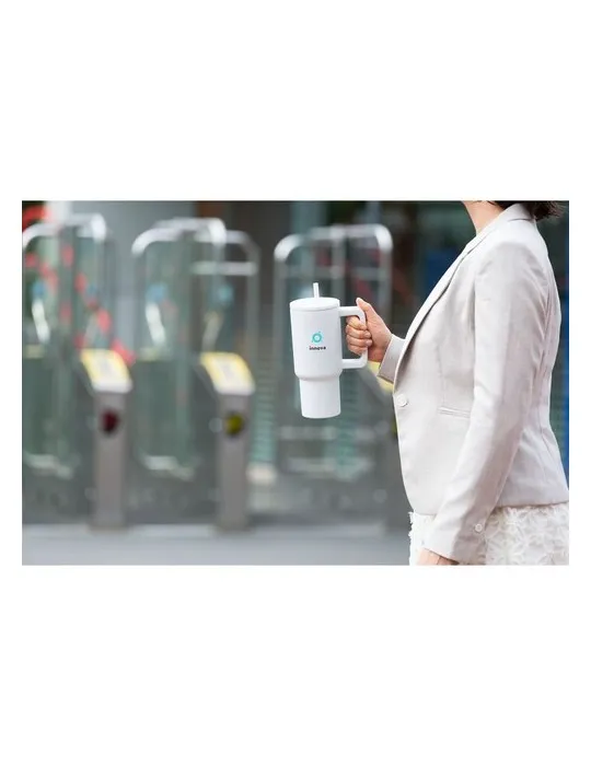 Rhino RCS Recycled Steel Cup 900 ml marquage couleur éclatante