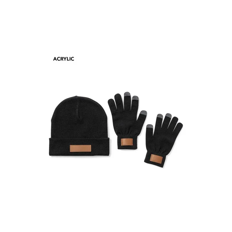 Set Prasan : Ensemble Gants et Bonnet Tactile