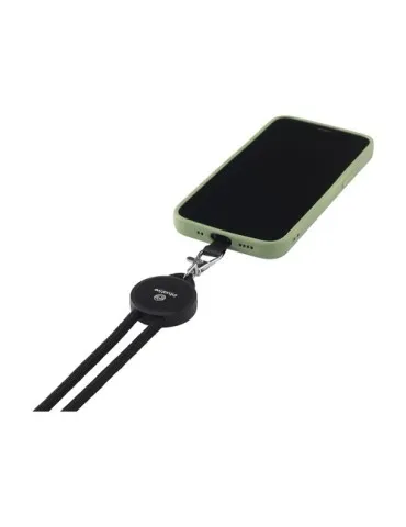 Lace Lanyard GRS RPET 0,5 cm cordelière téléphonique 2